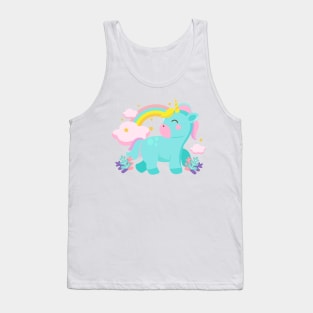 Funny Unicorn Girls Women Kids Tank Top